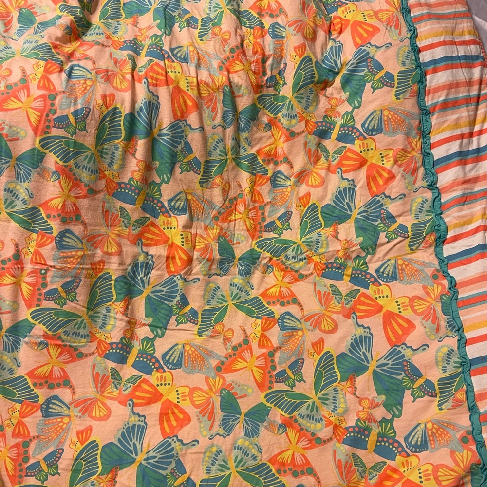 Matilda Jane Butterfly Garden Throw Blanket